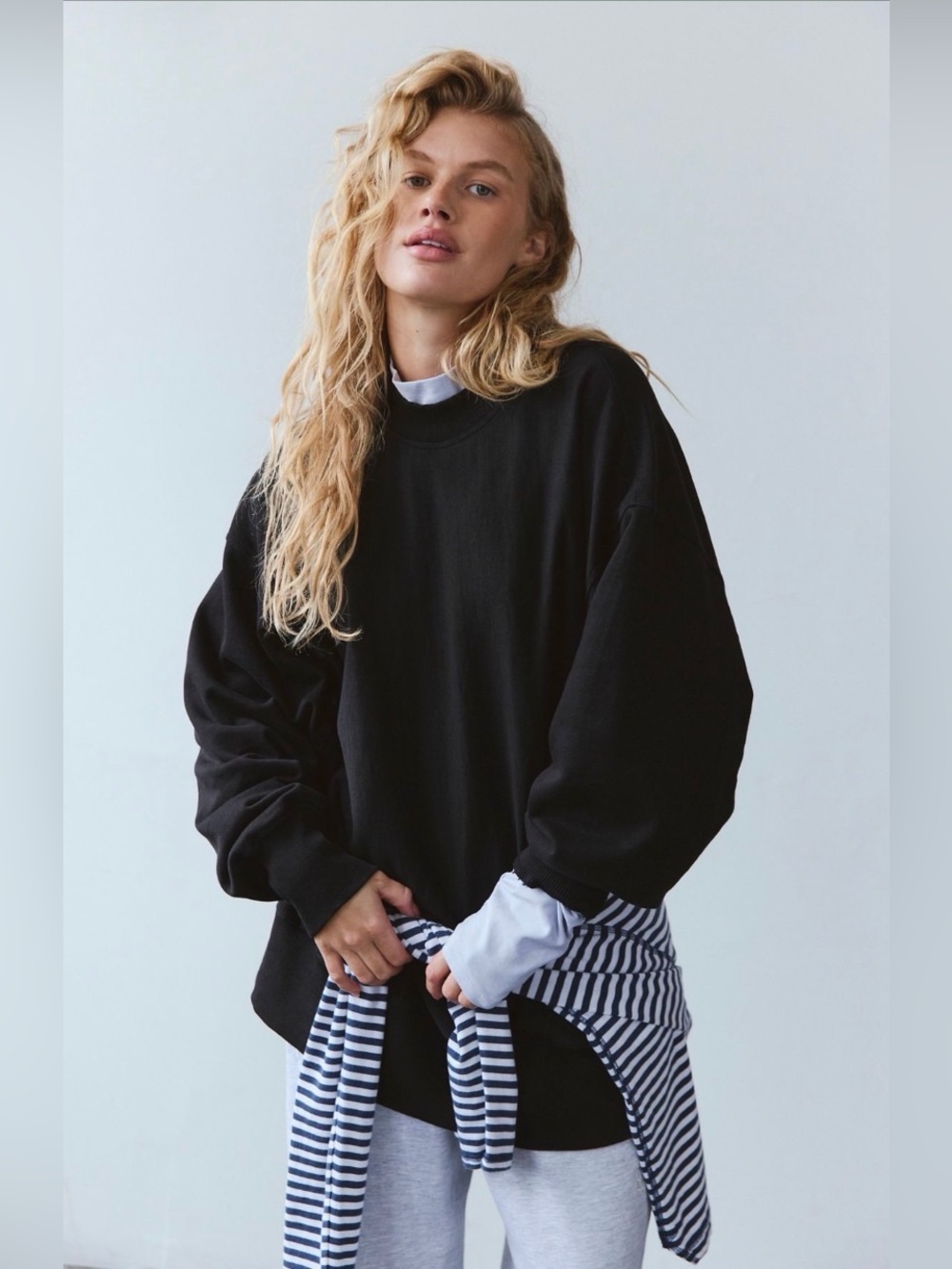Free people movement post up tunic black NWT $98